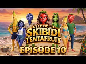 ÉPISODE 10! ÎLE DE LA SKIBIDI TENTA FRUIT ! #fraisita #fraisio #abonnetoi #humour