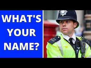 Can You Ignore it? and Can Police Demand Your Name?