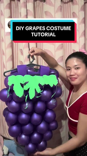 DIY Grape Costume Tutorial for Nutrition Month