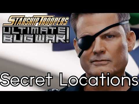 Starship Troopers: Ultimate Bug War! - All Secret Locations