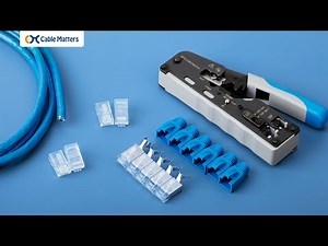 How to Terminate a Cat6 Pass-through Connector?