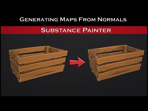 Substance Painter: Generating maps from normals