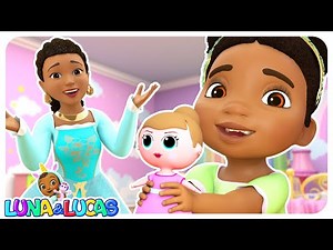 The Princess Lost her Shoe | Princess Songs for Kids | Luna and Lucas 🌈 🦄