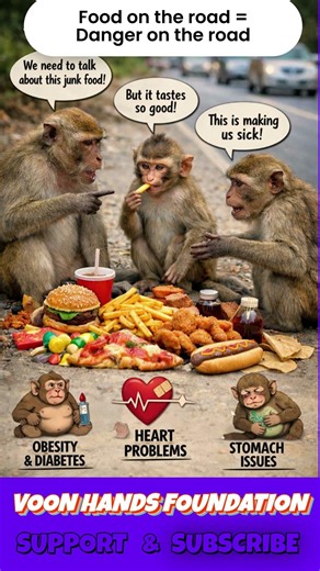 Stop Roadside Feeding | One Kind Act That Turns Deadly I Save Monkeys, Save Human Lives