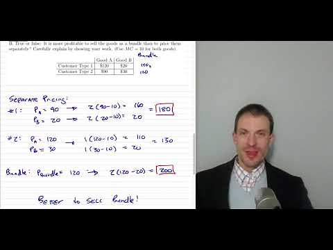 Intermediate Microeconomics: Bundling