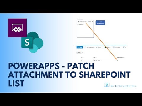 PowerApps - Patch attachment to SharePoint list