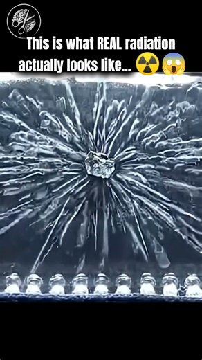 What Does Radiation Actually Look Like? ☢️😱 #shorts