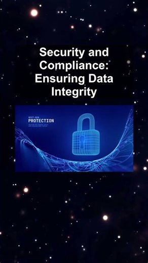 Security and Compliance: Ensuring Data Integrity #ai #artificialintelligence #machinelearning