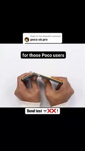 112K views · 93 reactions | Poco X6 Pro 's bend test result #viralreelsfb #Poco #bending #Samsung #testing #iphone #results #Huawei #REALME #phone #vivo #trendingnow #OPPO #infinix #reelsfyp #trendingreels #trendingreelsvideo #reelsfb #fbreels #viralpage #viralreelsfacebook #viralreelsシ #fypシ | High Technology | Facebook