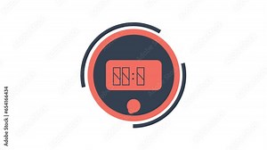 timer countdown animation footage good for opening videos