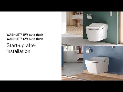 Quick start guide for WASHLET RW and SW autoflush