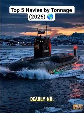 Top 5 navies by Tonnage in 2026