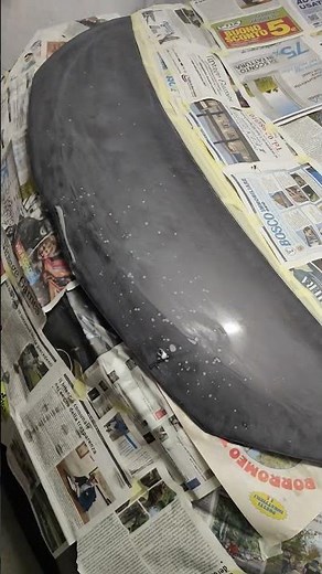 Proviamo a fare il carrozziere home made.... #automobile #repaint #riverniciatura