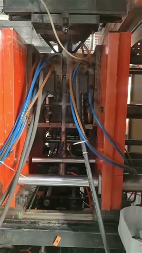 10-liter stacking drum blow molding machine #machine