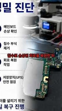 삼성 갤럭시 S25 울트라 여행 중 침수 후 전원 불량, 서비스센터에서 복구 불가 판정받은 스마트폰 데이터 복구 성공 사례 #복구왕이박사 #smartphone #ssd외장하드