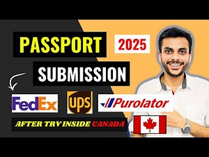 How To Send Passport for TRV in Canada with Private Courier Service? | UPS, Purolator, FedEx etc.