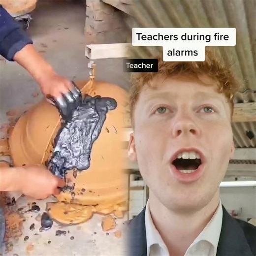 Teachers during fire alarms 🔥#fyp #foryou #relate #school #teacher #firealarm