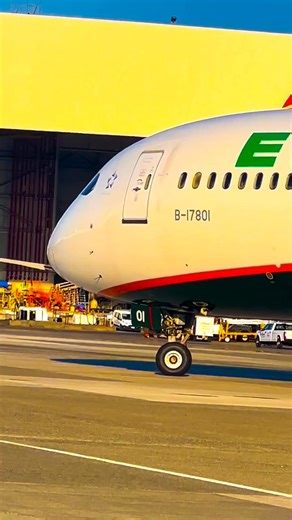 Up close and personal with the stunning Boeing 787-10 ✈️✨ Captured beautifully by @planeclicker_, this Dreamliner is ready to take you to your next adventure! Video Cred: @planeclicker_ #IFlyEVA #TravelWithEVA #FlyWithUs #EVAAirways | EVA Airways Corp. 長榮航空