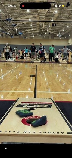 Not your average highlight 🫣 #cornhole #bloopers #stickside