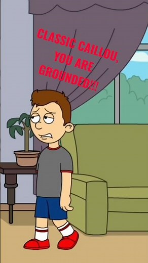 THE SAXOPHONES KEPT GETTING LOUDER WHEN CLASSIC CAILLOU GOT GROUNDED! #goanimategrounded