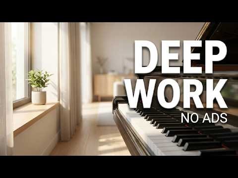 FOCUS MUSIC: Focus Music for Work (NO ADS) 🎹 Piano Relaxing Music