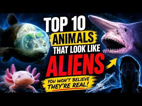 Top 10 Animals That Look Like Aliens (You Won't Believe They're Real!)👽🤯