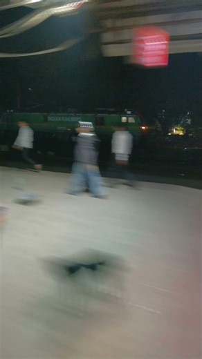 midnight Local train departure from KOPAR Railway station #train #railway #shorts