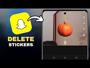 How To Delete Stickers On Snapchat in SECONDS!