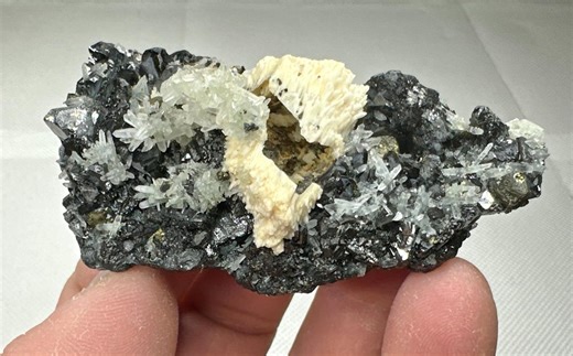 Sphalerite With Quartz and Calcite, Madan, Bulgaria, Crystal, Mineral, Natural Crystal, Top Condition, N10323 - Etsy