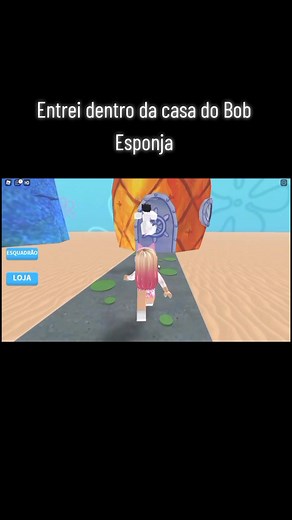 Explorando a Casa do Bob Esponja no Roblox