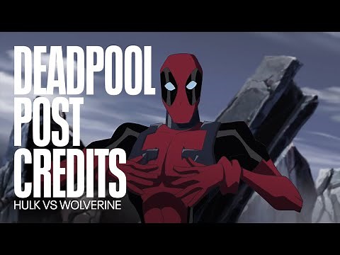 Deadpool in the post credits scene | Hulk Vs Wolverine