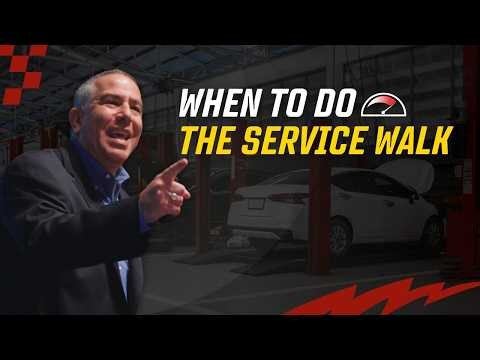 When To Do the Service Walk - Car Sales Training