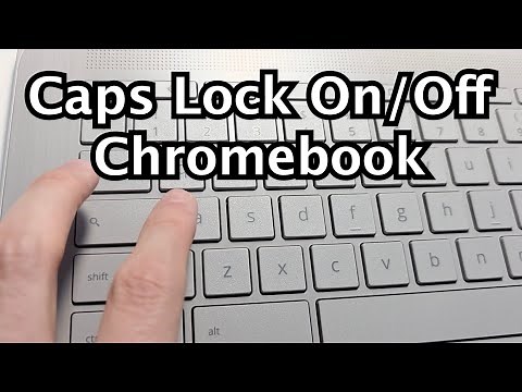 Chromebook: How to Turn On Caps Lock!