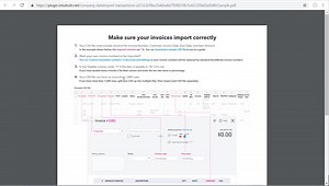 Import Invoice Setup