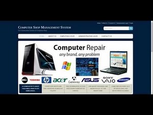 Computer Shop Management System | Java JSP Servlet Project Tutorial | Java JSP CRUD Project
