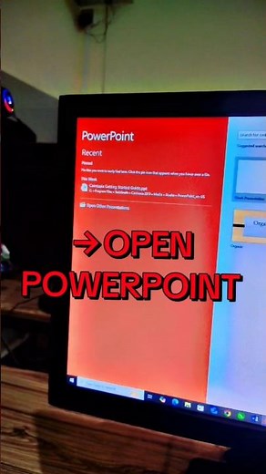 How to Open PowerPoint Using Shortcut Key#MSPowerPoint #ProductivityTip#OfficeShortcuts #ShortcutKey