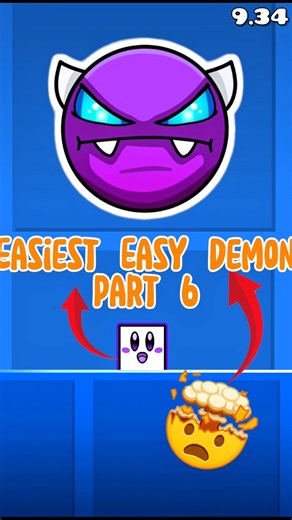 Easiest Easy Demon in GD Part 6 ! #fyp #geometrydash #underrated #easydemon