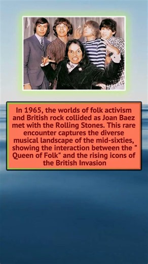Joan Baez Sharing the Spotlight with The Rolling Stones in 1965