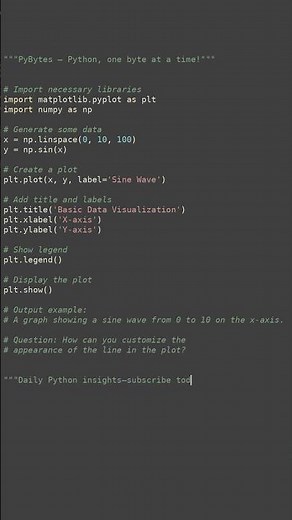 data visualization basics #python #showcase