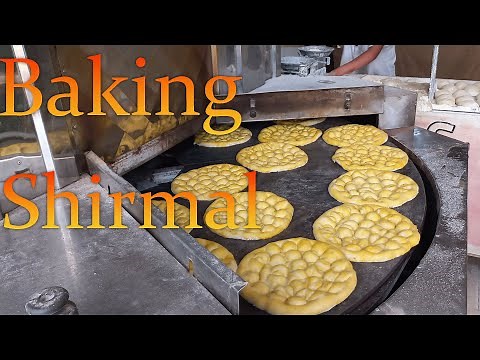 Authentic Persian Flavors: Iranian Shirmal Bread Recipe |baking bread | baking shirmal | #iran