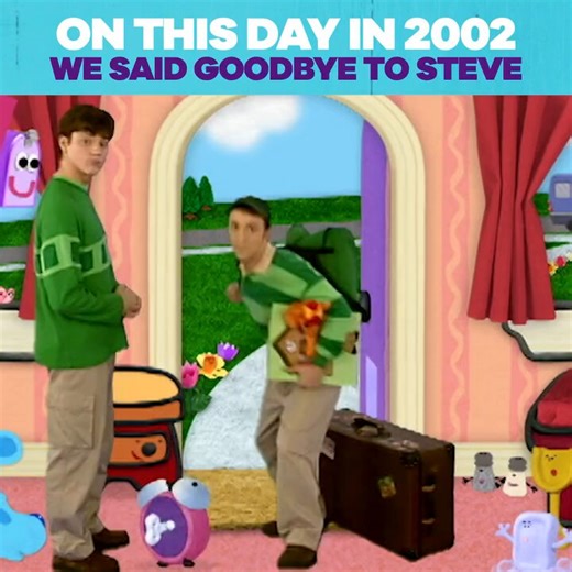 On this day 24 years ago we said goodbye to Steve from Blues Clues