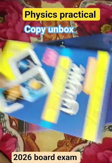 physics practical copy unbox 😀
