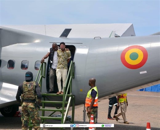 Notorious robbery suspect captured in Togo, extradited to Ghana