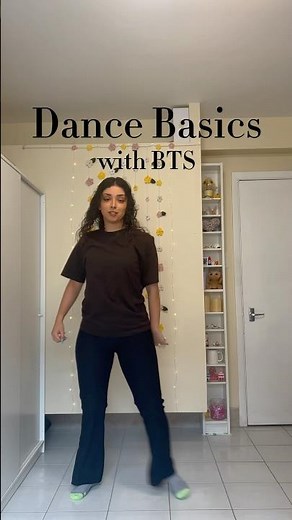 Dance Basics with BTS - Step Touch (how to step touch) #howto #dance #howtodance #dancebasics