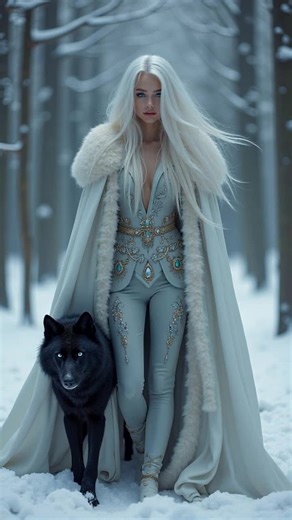 Stunning AI Art of Wolf Girls in Fantasy Worlds