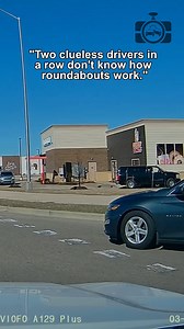 "Two clueless drivers in a row don't know how roundabouts work." | Dashcam Lessons