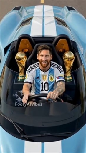 Ronaldo Shocked Messi’s Luxury Car Collection #football #messi #ronaldo #neymar #mbappe