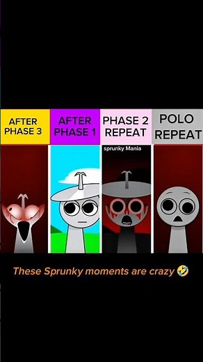 🔥Wait... These Sprunky moments are crazy 🤯 #viral #incredibox #sprunki