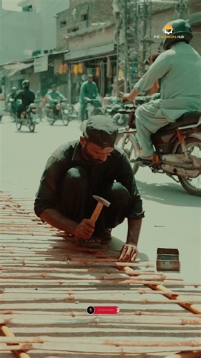 How to make Handmade Woven bambo sheet - #SHORTS #Trending #workers