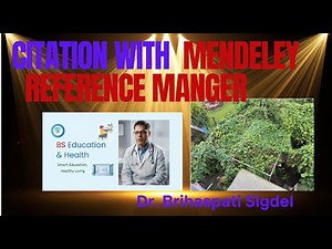Citation with Mendeley Reference Manager